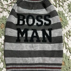 🖤🎯'Boss Man' Dog Sweater